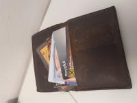 CS1848/2025 BROWN LEATHER CARD HOLDER